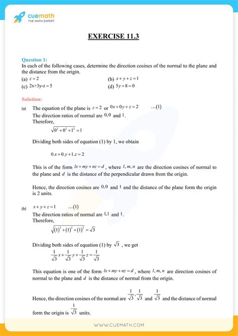 Image result for Class 12 Maths Exercise 11E