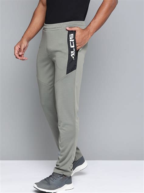 Alcis Men Grey Slim Fit Solid Running Track Pants MSTKPN23101A-S