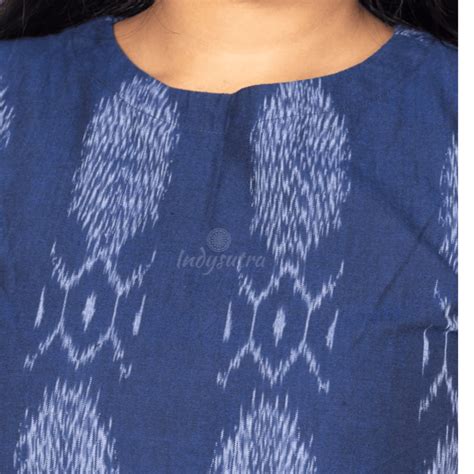 Peplum Top - Navy Blue – Indysutra