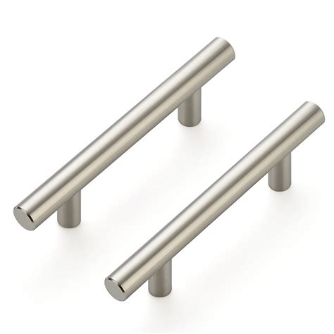 Snapklik.com : 10 Pack 5 Cabinet Pulls Brushed Nickel Stainless Steel ...