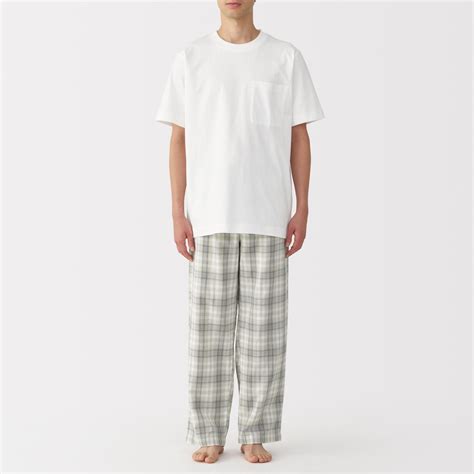 Short Sleeve tops with double gauze long pants