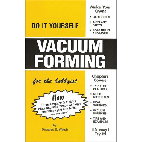 Vacuum Form Do It Yourself ing for The Hobbyist : Amazon.in: Toys & Games
