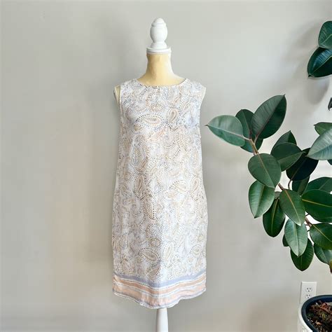 Rachel Ashwell Womens Linen Dress With Pockets Shabby… - Gem