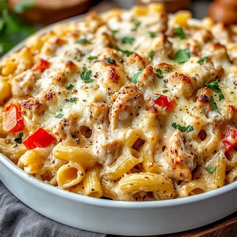 Cozy Chicken Pasta Casserole for Heartwarming Family Nights