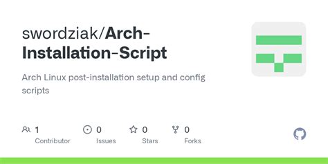 Image result for Arch Installation Script