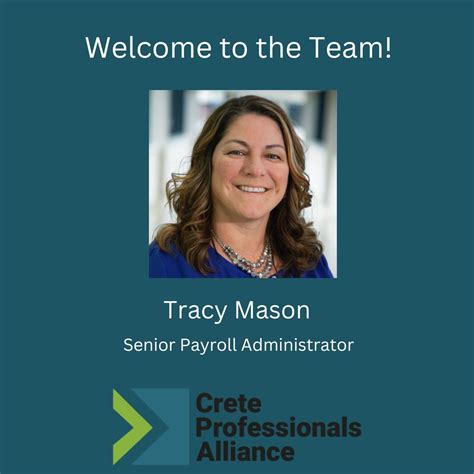 We are excited to have Tracy Mason join Crete Professionals Alliance ...