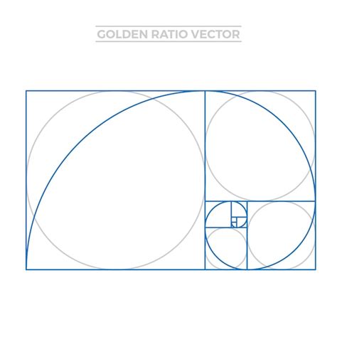 Golden ratio template | Free Vector