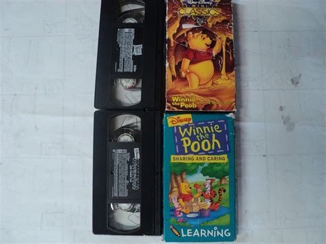 Buy Winnie the Pooh Kids and Children 4 Pack VHS Movies: Sharing and ...