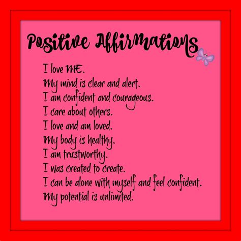 Examples Of Positive Affirmations For Others - Printable Coloring Pages ...