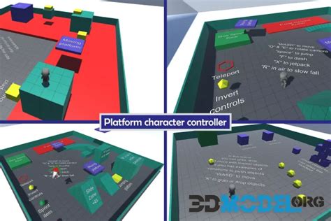 Unity 3D Character Controller 的图像结果