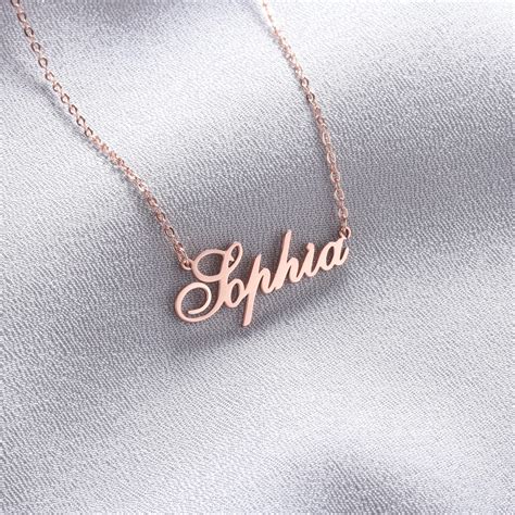 Personalized Nameplate Necklace - Gold, Silver & Rose Gold | FARUZO
