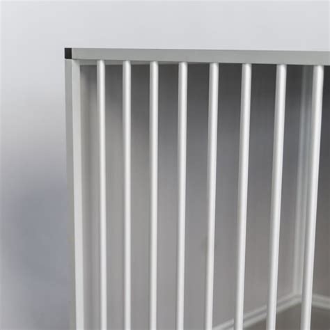 Recinto Per Cani Pieghevole 60cm Altissimo - 3+1 Pannelli, Con Cancello, Ventose E Ancoraggi, Grigio