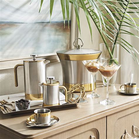 Optima Espresso Cups Set with Saucers & Stainless Steel Spoons for 2