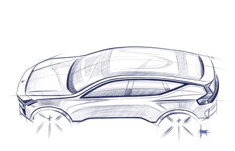 Polestar 3 Design Sketch - Car Body Design