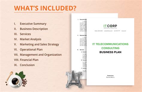IT Telecommunications Consulting Business Plan Template in Word, PDF ...