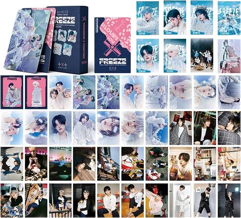 Buy YOGGOO TXT LOMO Card 55Pcs Poster Card TXT Freeze Album Card Mini ...