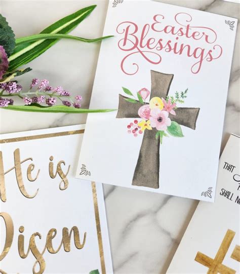 FREE Printable Religious Easter Card (3 Designs!) - Leap of Faith Crafting