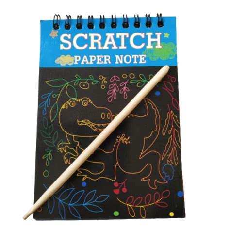 Petrichor Drawing Book 10 Pages Rainbow Scratch Paper Notes Scratch Art ...