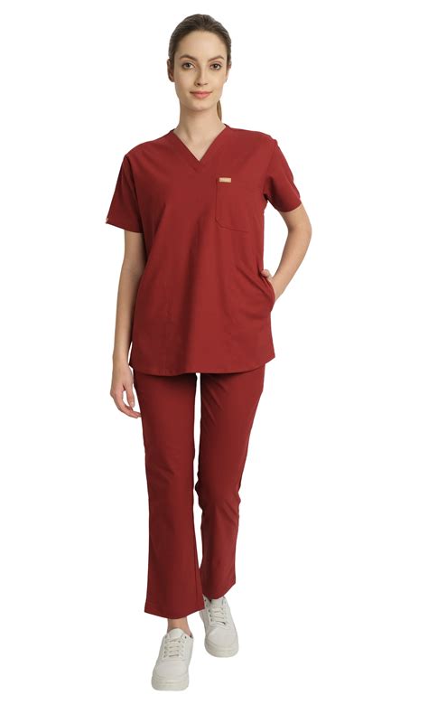 Akuri One-Pocket Scrub Top – Febris