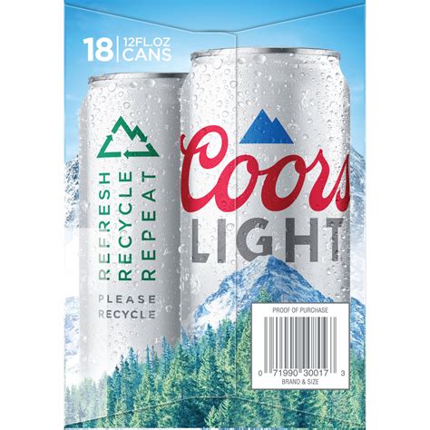 Coors Light Beer Can