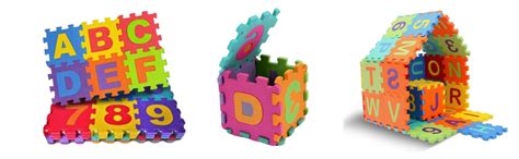Buy Athis ABCD Puzzle Foam Mat for Kids, Interlocking Learning Alphabet ...