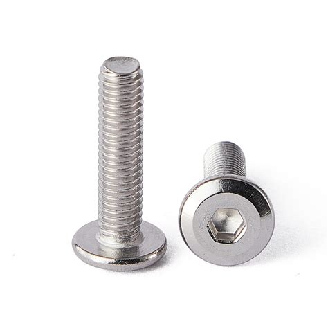 SUNXULIMI M4 x 6mm Flat Round Head Hex Socket Cap India | Ubuy