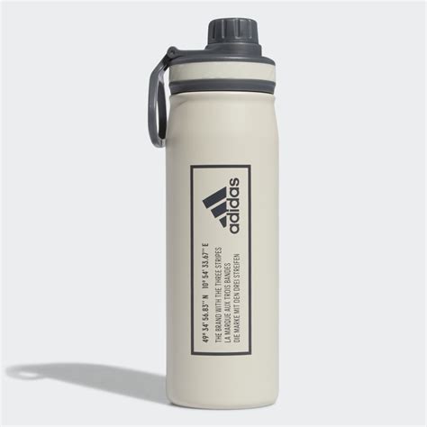 adidas Steel Metal Bottle 600 ML - Beige | Free Shipping with adiClub ...