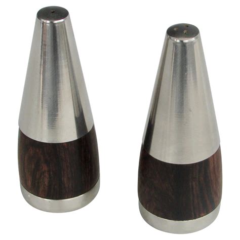 Rare Charles Sheeler Modernist Aluminum Salt and Pepper Shakers at ...