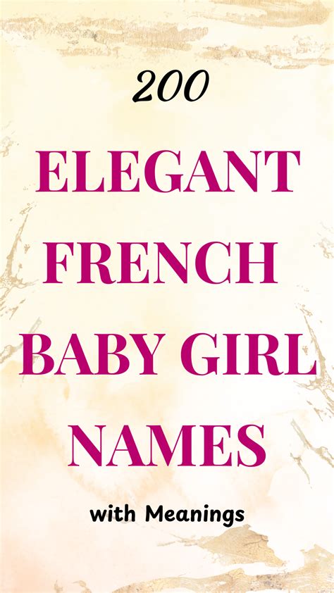 200+ French Baby Girl Names - www.mummytries.com in 2025 | Girl names ...
