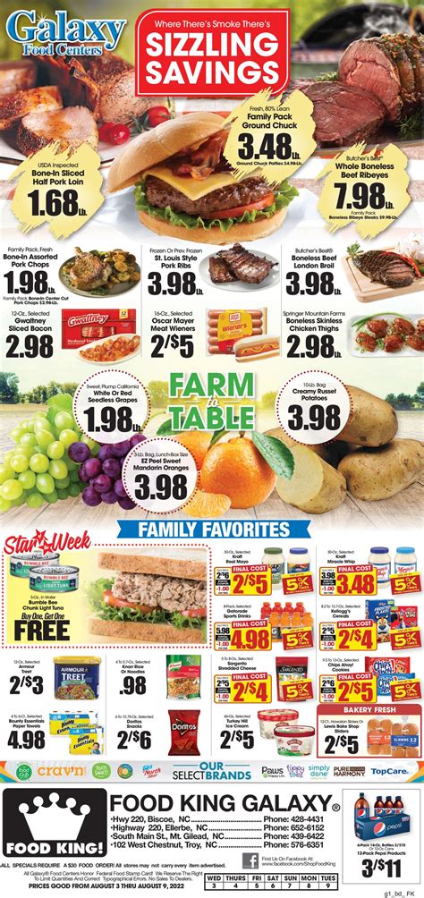 Food King Ad Circular - 08/03 - 08/09/2022 | Rabato
