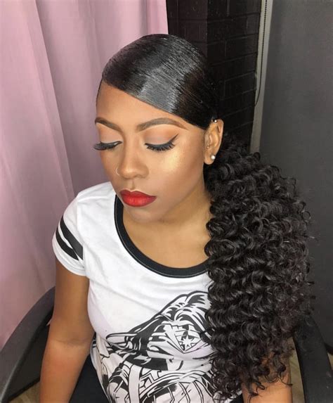 Best Of The Best Info About Sleek Ponytail Curly - Roadfill17