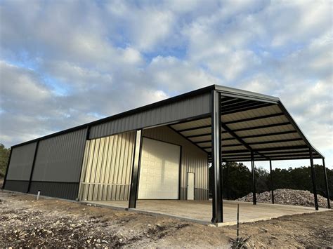 RMB14 - 40x80 Full I-Beam Red Iron Metal Building | WolfSteel Buildings