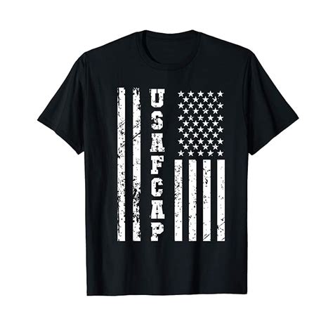 Buy USAF CAP United States Air Force Civil Air Patrol w US Flag T-Shirt ...