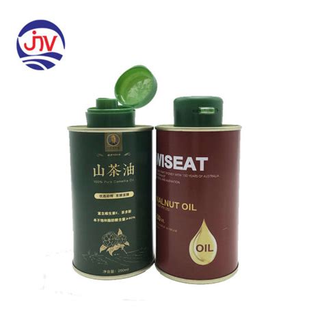 China Metal Small Can 250ml Olive Oil Tin Storage Container - China ...