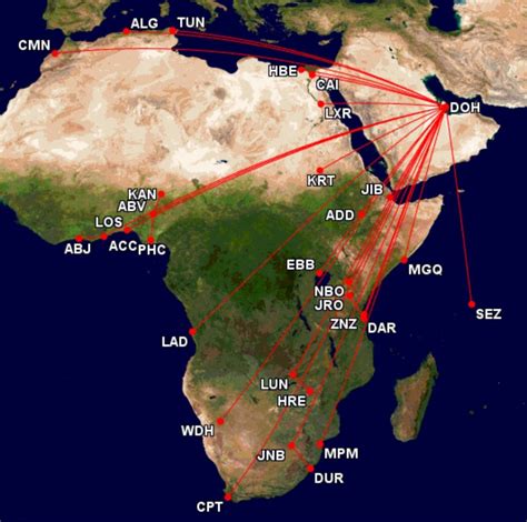 Up To 34 Flights A Day: Qatar Airways’ Record 2023 Africa Network Plan