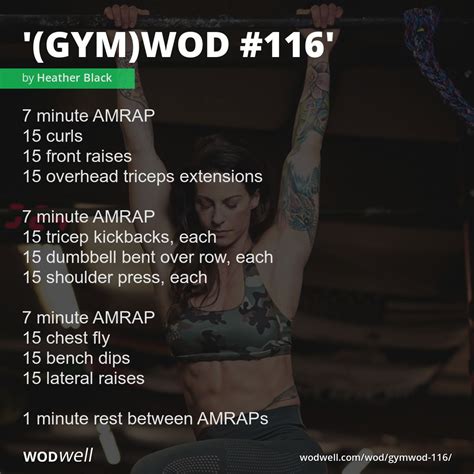 "(Gym)WOD #116" Workout, Coach Creation WOD | WODwell | Crossfit ...