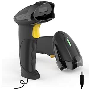 Brontix 2D & 1D Super Fast Barcode Scanner Wired | QR Code Scanner ...