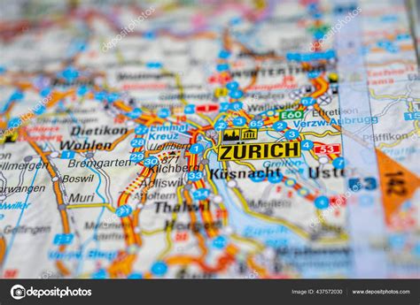 Map Of Europe Zurich