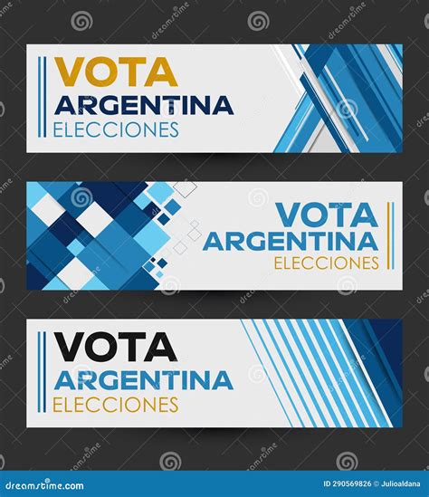 Vota Argentina Elecciones, Vote Argentina Elections Spanish Text Design ...