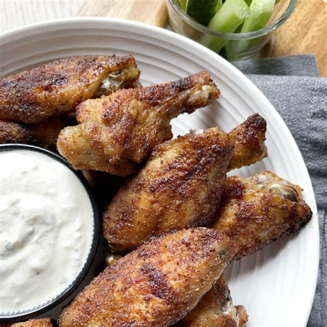 Dry Rub Wings with Creamy Feta Dip