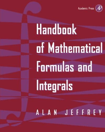 Buy Handbook of Mathematical Formulas and Integrals Book Online at Low ...