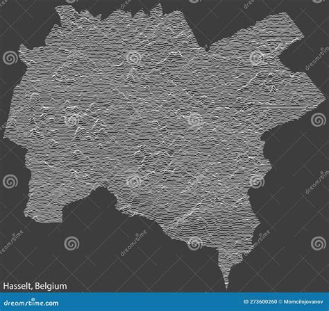 Topographic Relief Map of HASSELT, BELGIUM Stock Vector - Illustration of curve, mountain: 273600260