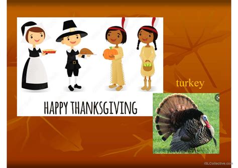 Thanksgiving Day general vocabulary…: English ESL powerpoints