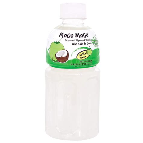 Buy Mogu Mogu Fruit Juice with Nata De Coco, 10.82 oz Pack of 24 ...