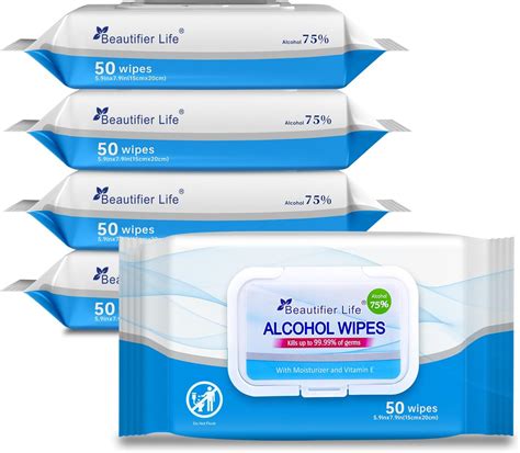 Amazon.com: MagiCare 75% Large Alcohol Wipes (4-80ct Packs) - Alcohol ...