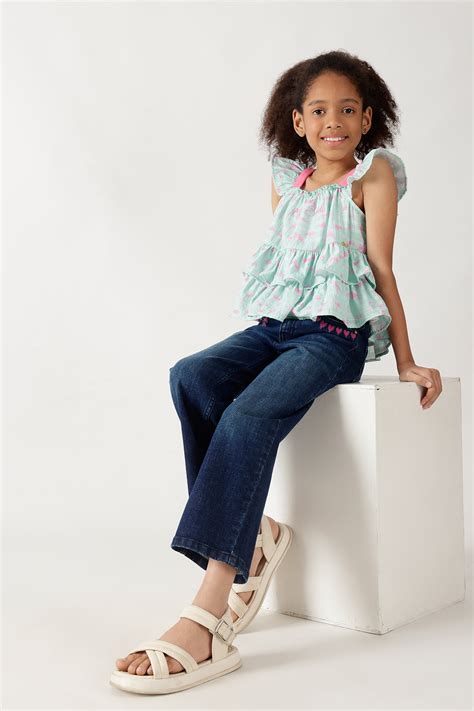 Buy Girls Multicolor All-Over Print Top | One Friday