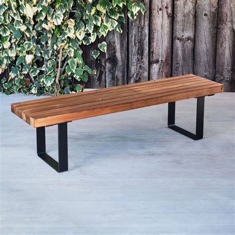Wooden Backless Bench New Haven Collection Park Benches | Belson