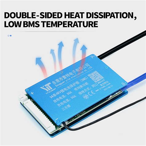 YiT 13S 48V BMS 15A-60A 18650 Li-ion பேட்டரி பாதுகாப | Ubuy India