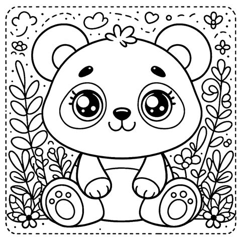 Panda Coloring Pages 35 - Coloring Pages Gem