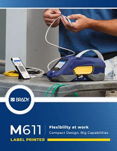M611 Bluetooth Label Printer - Brady Part: M611 | Brady | BradyIndia.co.in